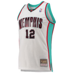 Alternative view of Ja Morant Memphis Grizzlies White Hardwood Classics Jersey - All Stitched