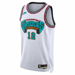 Alternative view of Ja Morant Memphis Grizzlies White 2024/25 Classic Edition Jersey - All Stitched
