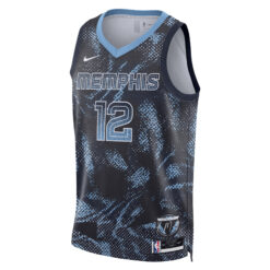 Alternative view of Ja Morant Memphis Grizzlies Navy 2025/26 Select Series Jersey - All Stitched