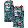 Ja Morant Memphis Grizzlies Black Turquoise Select Series ROY Jersey - All Stitched