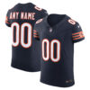 Custom Chicago Bears Black Vapor F.U.S.E Elite Jersey - All Stitched