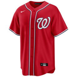 Alternative view of Stephen Strasburg Washington Nationals Red Alternate Jersey - All Stitched