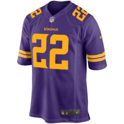 Alternative view of Harrison Smith Minnesota Vikings Purple Alternate Game Jersey - All Stitched