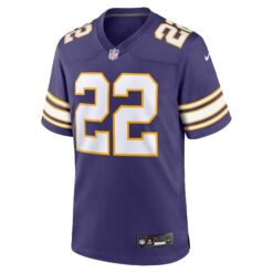Alternative view of Harrison Smith Minnesota Vikings Purple Classic Game Jersey - All Stitched