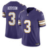 Jordan Addison Minnesota Vikings Purple Classic Vapor F.U.S.E Limited Jersey - All Stitched