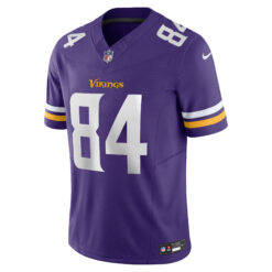 Alternative view of Randy Moss Minnesota Vikings Purple Home Vapor F.U.S.E Limited Jersey - All Stitched