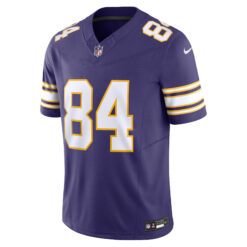 Alternative view of Randy Moss Minnesota Vikings Purple Classic Vapor F.U.S.E Limited Jersey - All Stitched