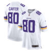 Cris Carter Minnesota Vikings White Away Game Jersey - All Stitched