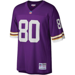 Alternative view of Cris Carter Minnesota Vikings Purple Legacy Jersey - All Stitched