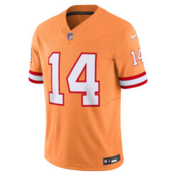 Alternative view of Chris Godwin Jr Tampa Bay Buccaneers Orange Throwback Vapor F.U.S.E Limited Jersey - All Stitched