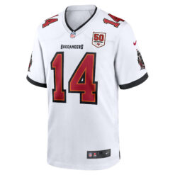 Alternative view of Chris Godwin Jr Tampa Bay Buccaneers 50th Season White Away Game Jersey - All Stitched