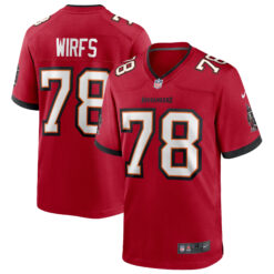 Tristan Wirfs Tampa Bay Buccaneers Red Home Game Jersey - All Stitched