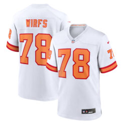 Tristan Wirfs Tampa Bay Buccaneers White '76 Game Jersey - All Stitched