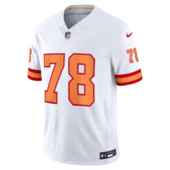 Alternative view of Tristan Wirfs Tampa Bay Buccaneers White '76 Vapor F.U.S.E Limited Jersey - All Stitched