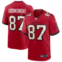 Rob Gronkowski Tampa Bay Buccaneers Red Home Game Jersey - All Stitched