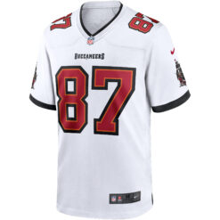 Alternative view of Rob Gronkowski Tampa Bay Buccaneers White Away Game Jersey - All Stitched