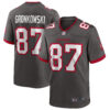 Rob Gronkowski Tampa Bay Buccaneers Pewter Alternate Game Jersey - All Stitched