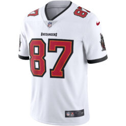 Alternative view of Rob Gronkowski Tampa Bay Buccaneers White Away Vapor Limited Jersey - All Stitched