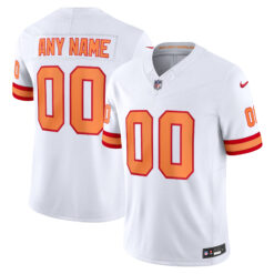 Custom Tampa Bay Buccaneers White '76 Vapor F.U.S.E Limited Jersey - All Stitched