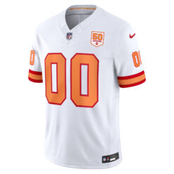 Alternative view of Custom Tampa Bay Buccaneers 50th Season White '76 Vapor F.U.S.E Limited Jersey - All Stitched