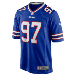 Alternative view of Joey Bosa Buffalo Bills Royal Blue Home Game Jersey - All Stitched