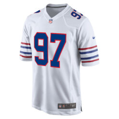 Alternative view of Joey Bosa Buffalo Bills White Alternate Game Jersey - All Stitched