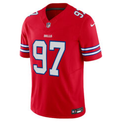 Alternative view of Joey Bosa Buffalo Bills Red Alternate Vapor F.U.S.E Limited Jersey - All Stitched