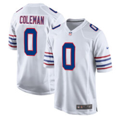 Keon Coleman Buffalo Bills White Alternate Game Jersey - All Stitched