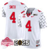 Jeremiah Smith Ohio State Buckeyes Football CFP National Champions White Ohio Concept Limited Jersey - All Stitched