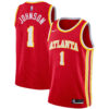 Jalen Johnson Atlanta Hawks Red Icon Edition Jersey - All Stitched