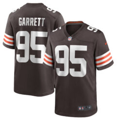 Myles Garrett Cleveland Browns Brown Home Game Jersey - All Stitched