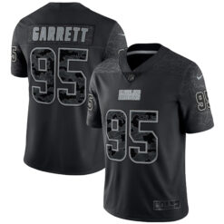 Myles Garrett Cleveland Browns Black RFLCTV Limited Jersey - All Stitched
