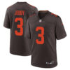 Jerry Jeudy Cleveland Browns Brown Alternate Game Jersey - All Stitched