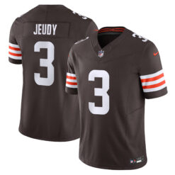 Jerry Jeudy Cleveland Browns Brown Home Vapor F.U.S.E Limited Jersey - All Stitched