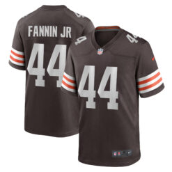 Harold Fannin Jr Cleveland Browns Brown Home Game Jersey - All Stitched
