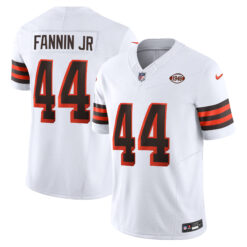 Harold Fannin Jr Cleveland Browns White 1946 Throwback Vapor F.U.S.E Limited Jersey - All Stitched