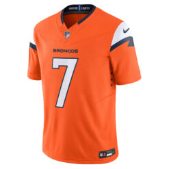 Alternative view of John Elway Denver Broncos Orange Home Vapor F.U.S.E Limited Jersey - All Stitched