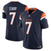 John Elway Denver Broncos Navy Alternate Vapor F.U.S.E Limited Jersey - All Stitched