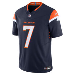 Alternative view of John Elway Denver Broncos Navy Alternate Vapor F.U.S.E Limited Jersey - All Stitched