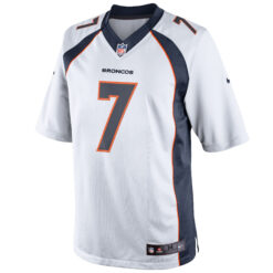 Alternative view of John Elway Denver Broncos White Jersey - All Stitched