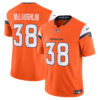Jaleel McLaughlin Denver Broncos Orange Home Vapor F.U.S.E Limited Jersey - All Stitched