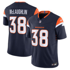 Jaleel McLaughlin Denver Broncos Navy Alternate Vapor F.U.S.E Limited Jersey - All Stitched