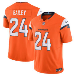 Champ Bailey Denver Broncos Orange Home Vapor F.U.S.E Limited Jersey - All Stitched
