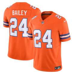 Champ Bailey Denver Broncos Orange Mile High Collection 1977 Throwback Vapor F.U.S.E Limited Jersey - All Stitched