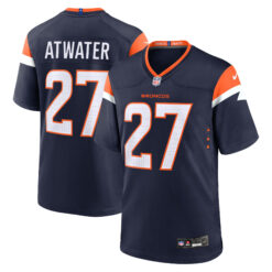 Steve Atwater Denver Broncos Navy Alternate Game Jersey - All Stitched