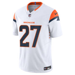 Alternative view of Steve Atwater Denver Broncos White Away Vapor F.U.S.E Limited Jersey - All Stitched