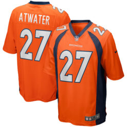 Steve Atwater Denver Broncos Orange Jersey - All Stitched