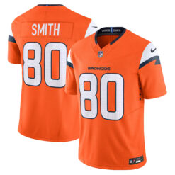 Rod Smith Denver Broncos Orange Home Vapor F.U.S.E Limited Jersey - All Stitched