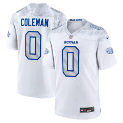 Keon Coleman Buffalo Bills White 2025 Rivalries Collection Game Jersey - All Stitched