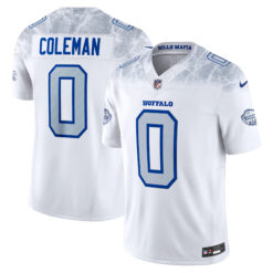Keon Coleman Buffalo Bills White 2025 Rivalries Collection Limited Jersey - All Stitched